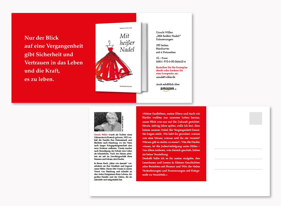 Buchprojekt Ursula Willer: „Mit heißer Nadel“